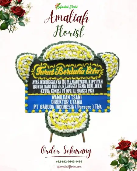 Papan Bunga Duka Saringan